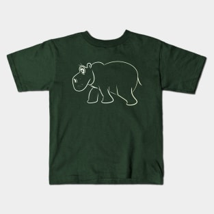 funny hippo Kids T-Shirt